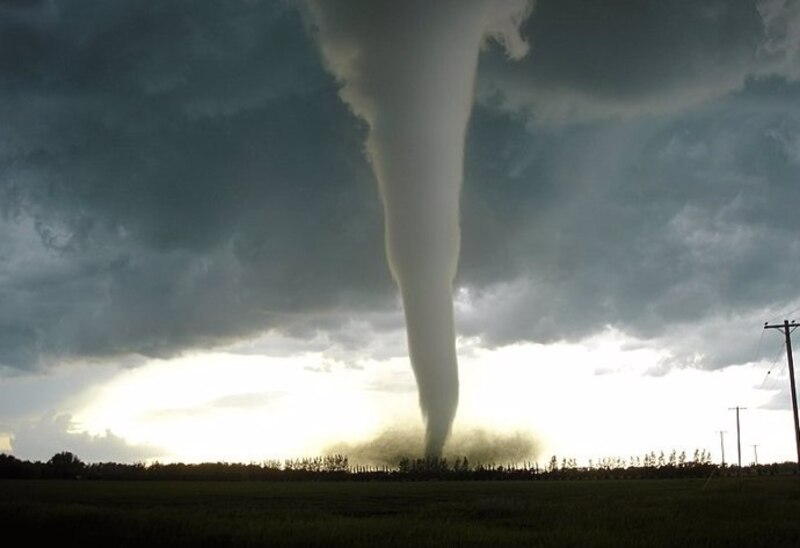 Tornado devastador