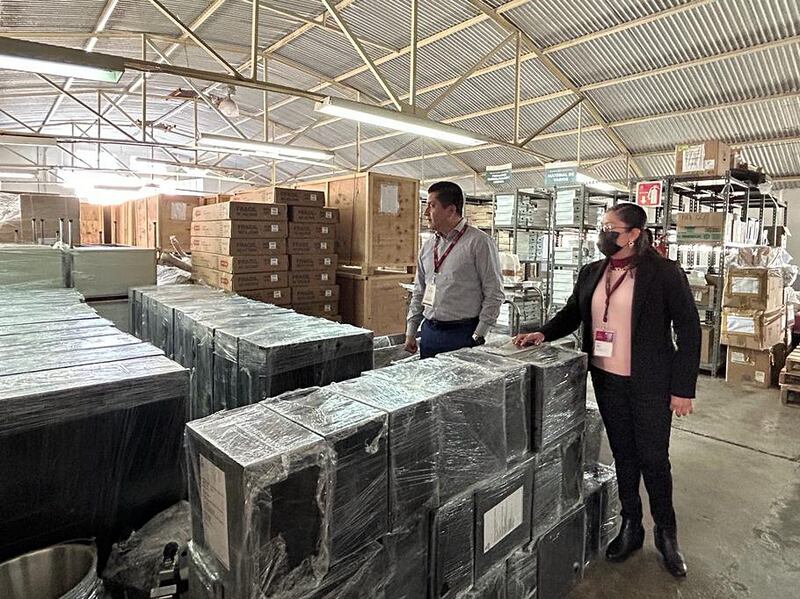 Almacén de suministros médicos