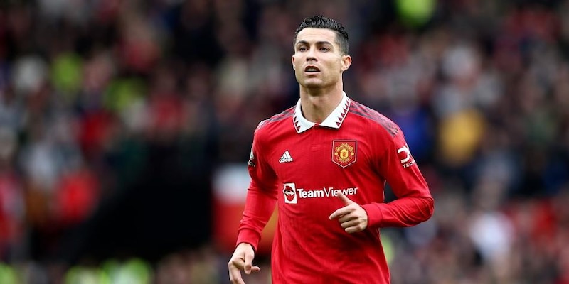 Cristiano Ronaldo, el jugador portugués del Manchester United, durante un partido de la Premier League.