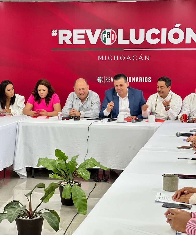 Reunión de trabajo del PRI Michoacán