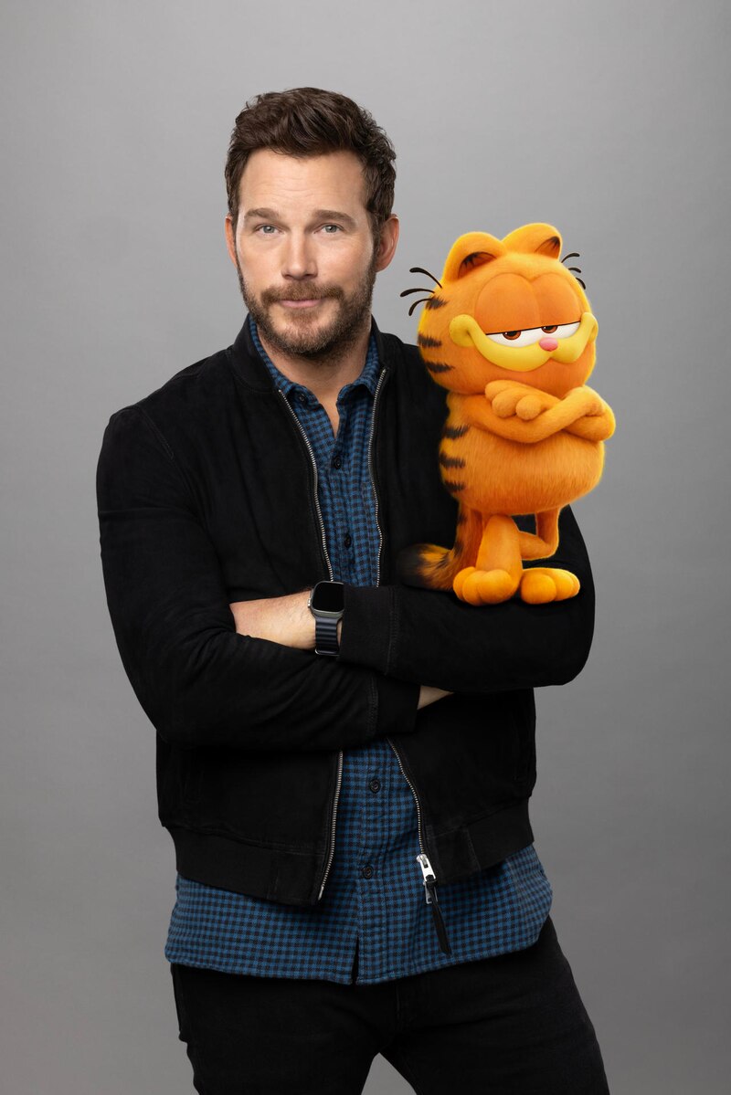 Chris Pratt y Garfield