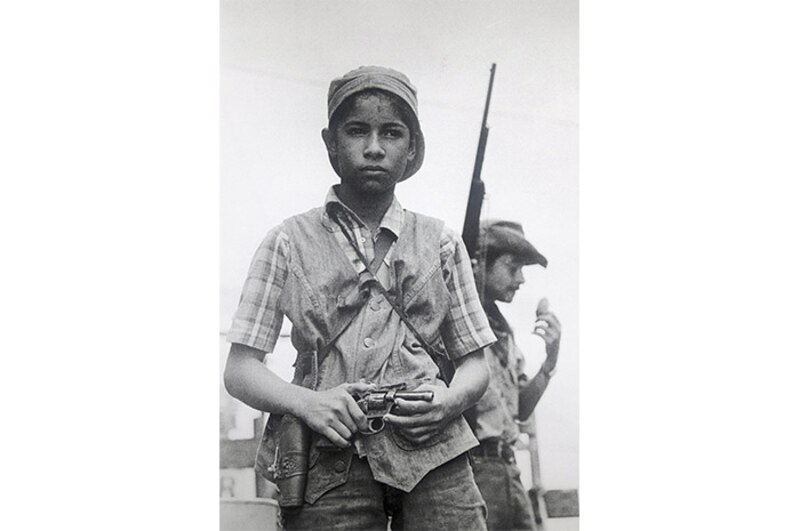 Niño soldado en la Revolución Mexicana