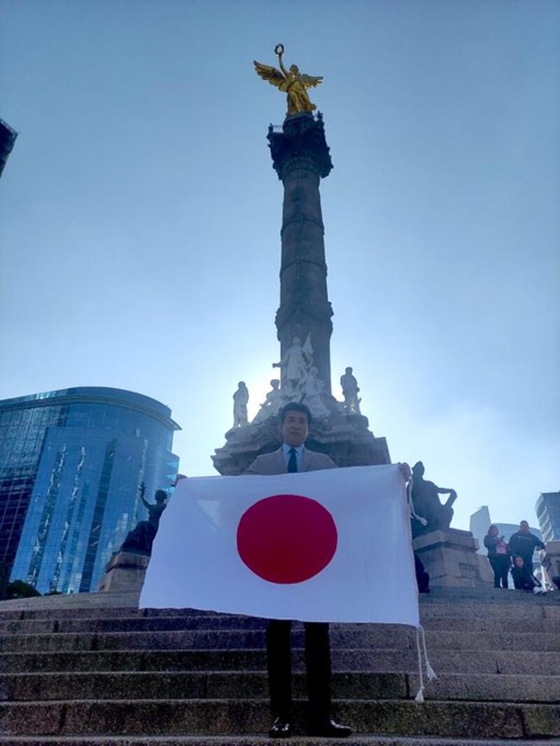 El monumento al Ángel de la Independencia en la Ciudad de México