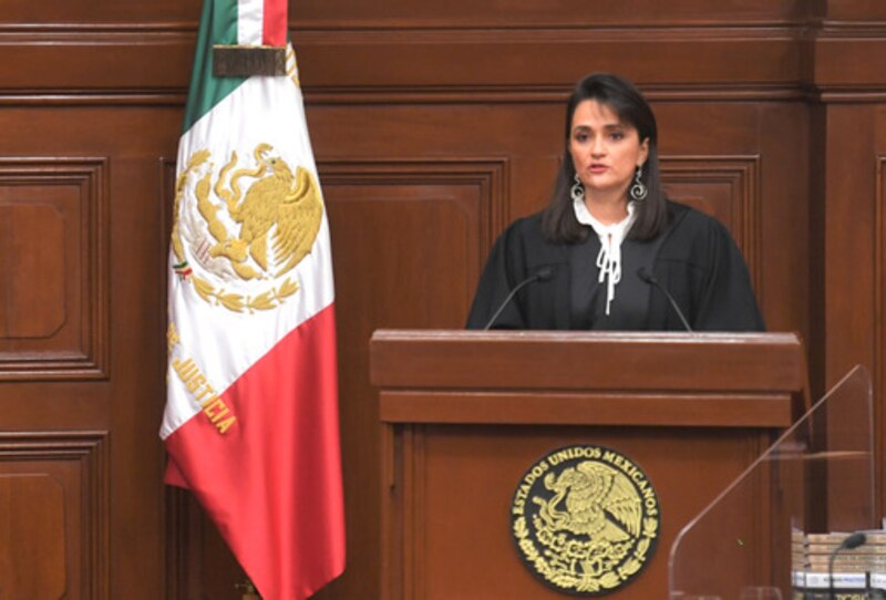 La Ministra Loretta Ortiz Ahlf jura como nueva presidenta de la SCJN