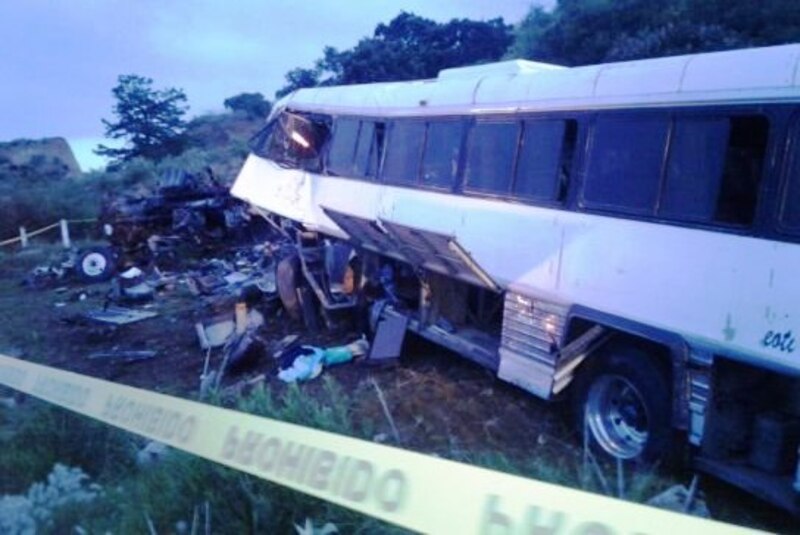 Accidente de autobús en España deja varios heridos