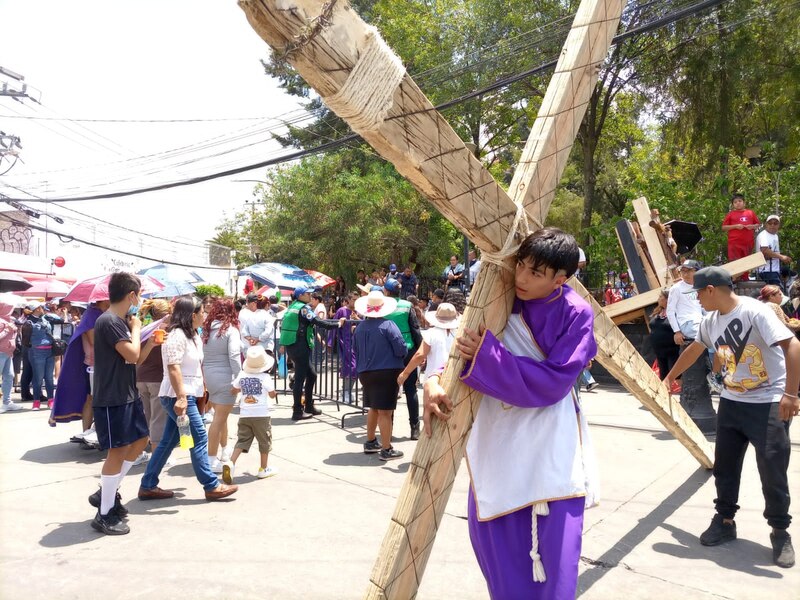 Procesión de Semana Santa en México