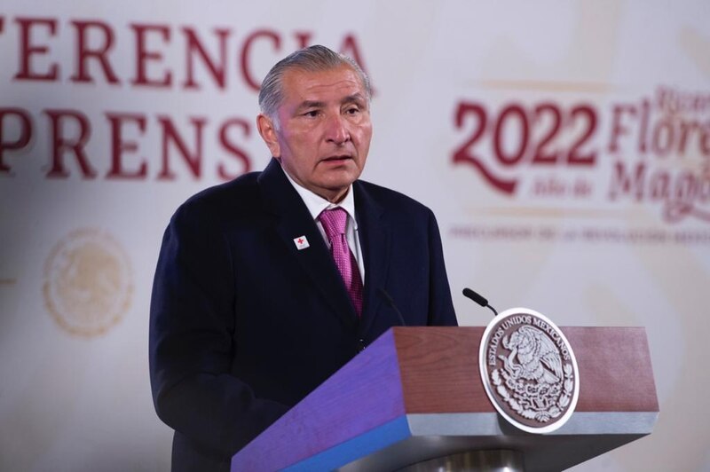 El presidente mexicano Andrés Manuel López Obrador da un discurso durante una conferencia de prensa en 2022.