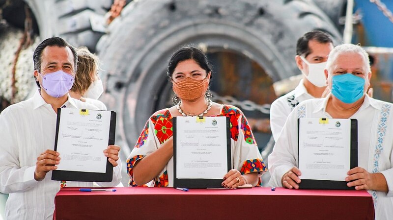 Firma de convenio para la construcción de un nuevo hospital en la ciudad de México
