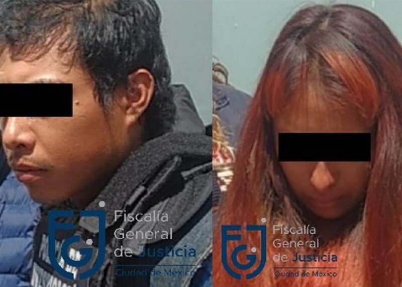 Detienen a pareja por robo en la Ciudad de México