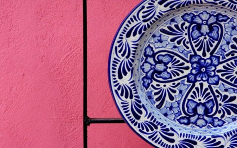 Plato decorativo de Talavera