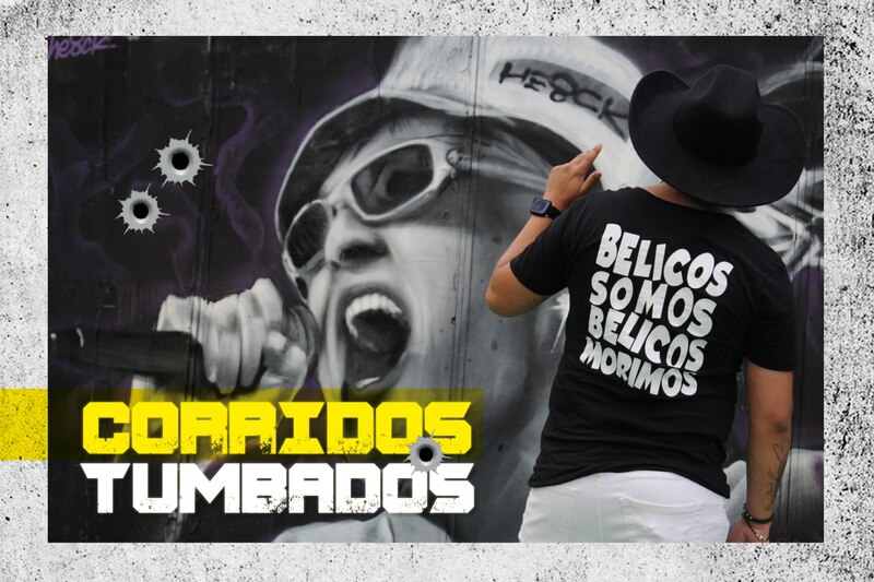 Portada que muestra a un cantante de corridos tumbados