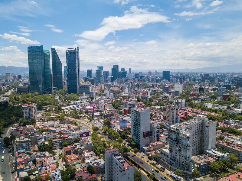 Ciudad de México desde el aire