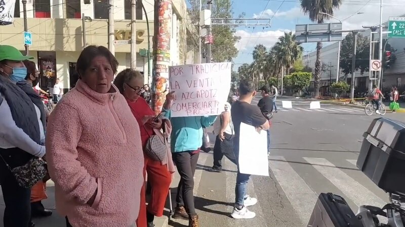 Protesta en la calle contra el alza de precios