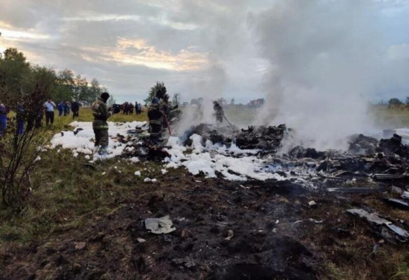 Accidente de helicóptero deja varios heridos