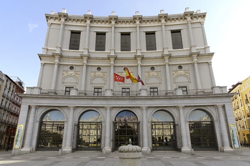 Fachada del Teatro Real de Madrid