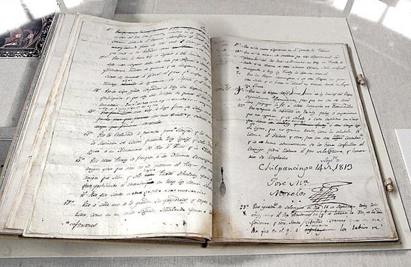 Carta de José María Morelos a Agustín de Iturbide