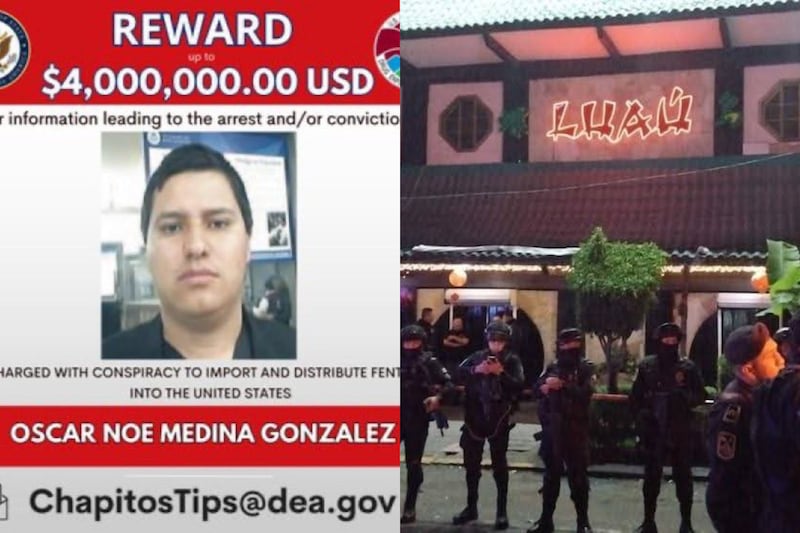 Óscar Noé Medina González fue el hombre abatido la noche del domingo en la Zona Rosa, siendo uno de los principales operadores de "Los Chapitos".