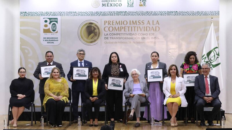 Entrega el IMSS el Premio IMSS a la Competitividad 2023