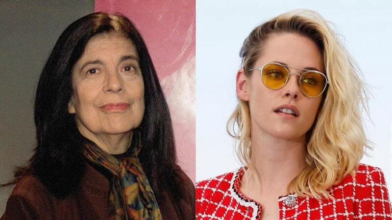 La escritora Elena Poniatowska y la actriz Kristen Stewart