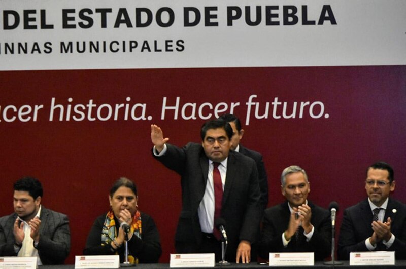 El gobernador de Puebla, Miguel Barbosa Huerta, rinde su cuarto informe de gobierno