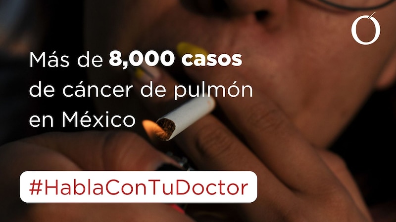 Más de 8,000 casos de cáncer de pulmón en México