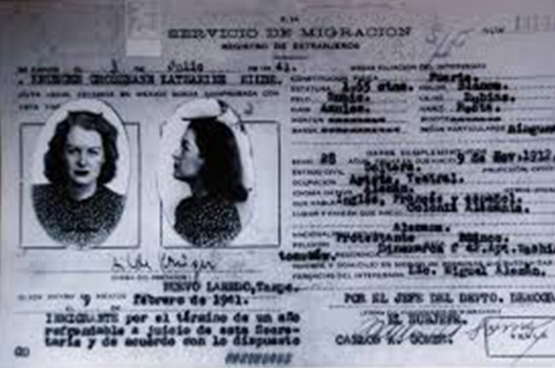 Pasaporte de Eva Duarte de Perón