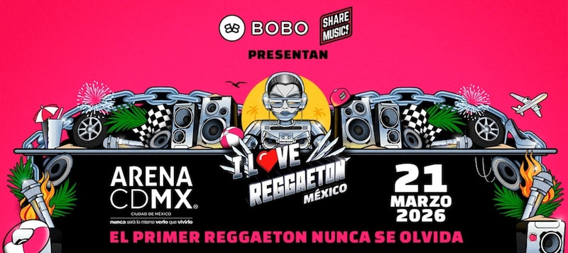 Cartel oficial de I LOVE REAGGAETON CDMX