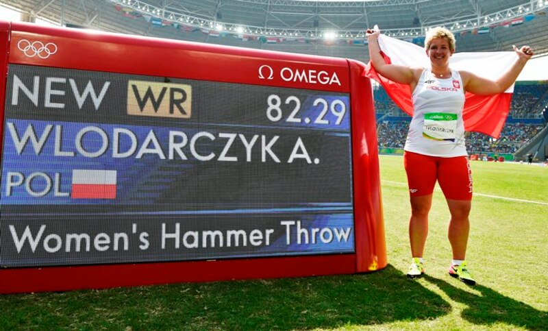 Anita Włodarczyk, campeona olímpica de lanzamiento de martillo