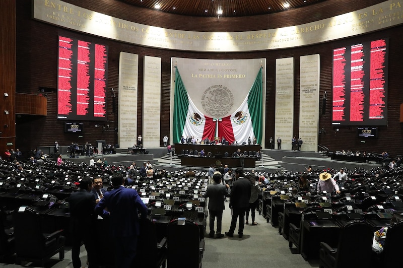 Sesión en el Congreso de la Unión