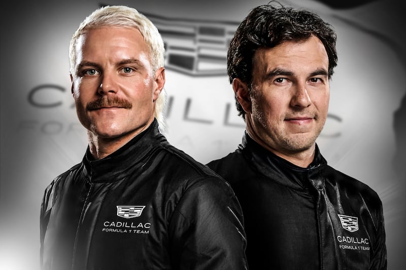 El finlandés y el mexicano estarán detrás de los volantes de Cadillac para el inicio de la temporada 2026.