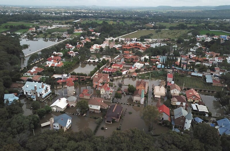 Inundaciones en Xochimilco
