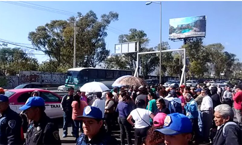 Protesta en la Ciudad de México