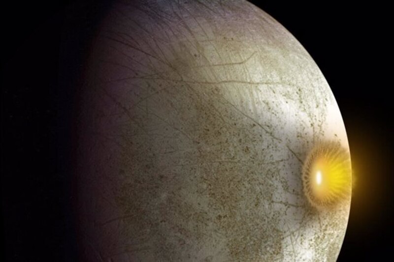 Impacto de un asteroide en la luna