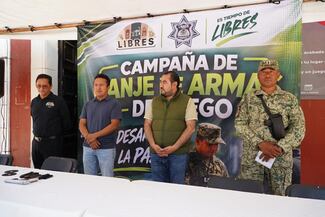 Campaña “Sí al Desarme, Sí a la Paz” llega a Puebla para fortalecer la seguridad