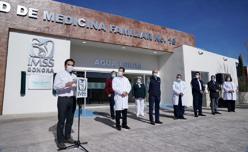- Inauguración de la Unidad de Medicina Familiar No. 19 del IMSS en Agua Prieta, Sonora.