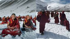 Los monjes tibetanos que desafían el frío de las montañas con la meditación Tummo