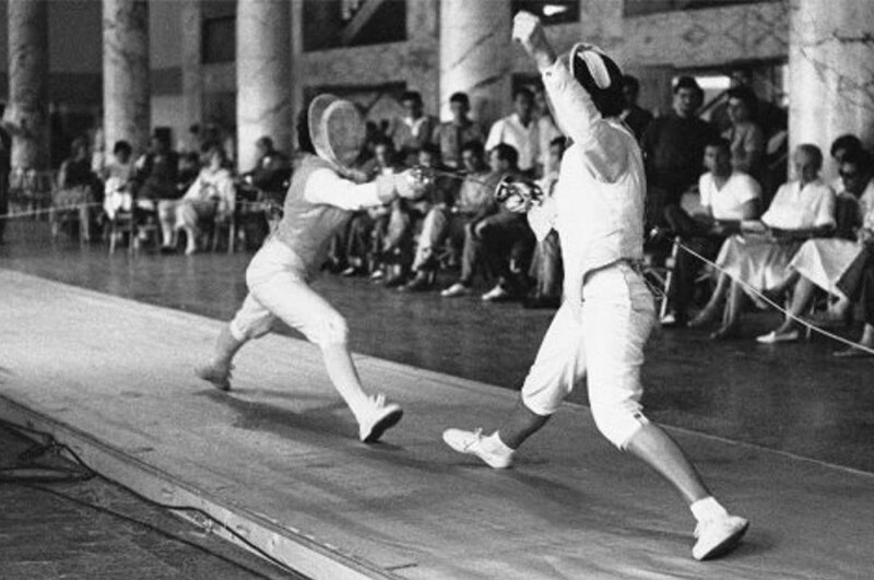 Duelo de esgrima