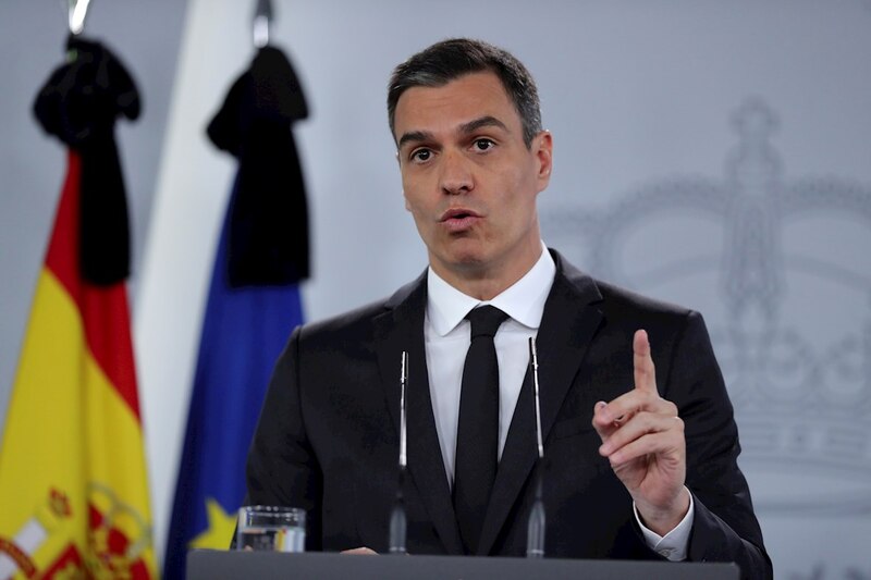 El presidente del Gobierno, Pedro Sánchez, comparece en rueda de prensa tras el Consejo de Ministros