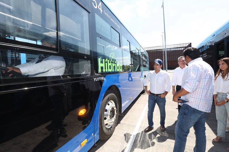 Autobús híbrido presentado en Madrid