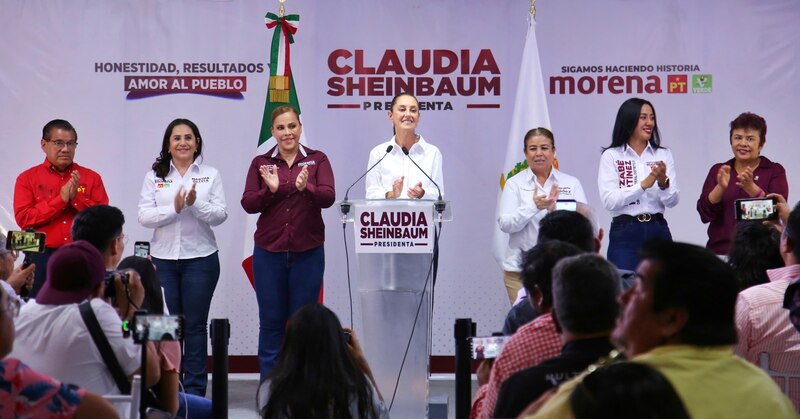 La Jefa de Gobierno, Claudia Sheinbaum, se reúne con simpatizantes de Morena