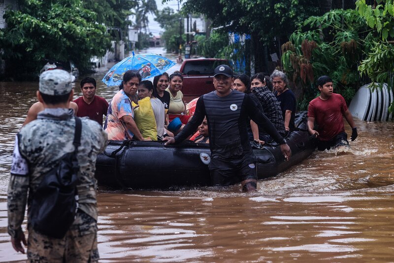 Rescate de personas en inundaciones