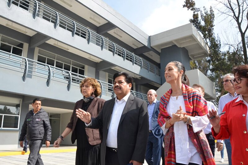 Visita de la Secretaria de Educación Pública a la Universidad Autónoma de la Ciudad de México