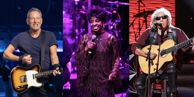 Bruce Springsteen, Aretha Franklin y Neil Young en el Salón de la Fama del Rock and Roll