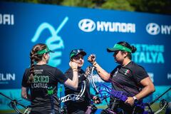 México gana un oro, dos platas y dos bronces en Copa del Mundo de Tiro con Arco 