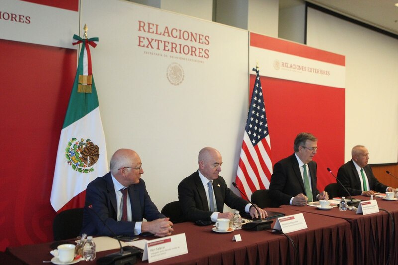 Reunión de trabajo entre los gobiernos de México y Estados Unidos