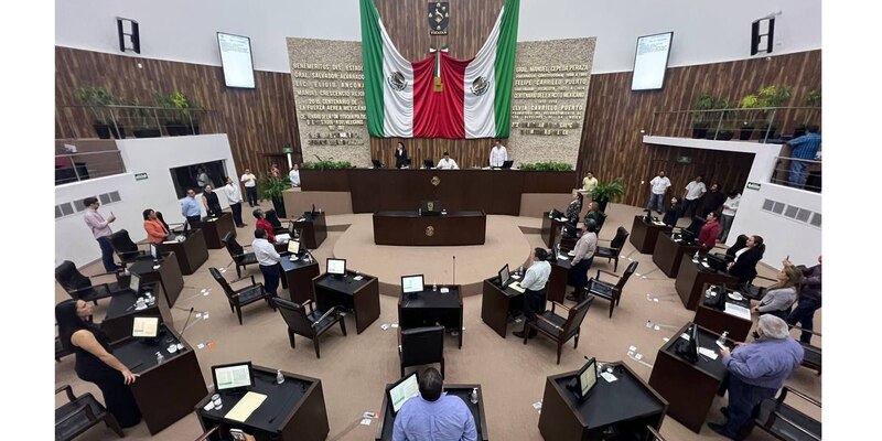 Sesión del Congreso de Yucatán