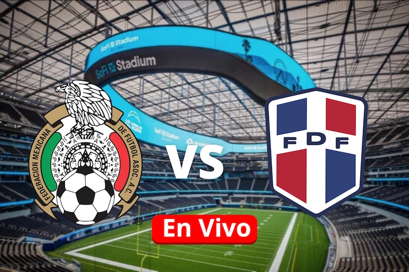 Partido México vs República Dominicana rumbo a la Copa Oro en el SoFI Stadium
