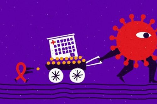 El paredón de los olvidados: covid recrudece crisis por VIH