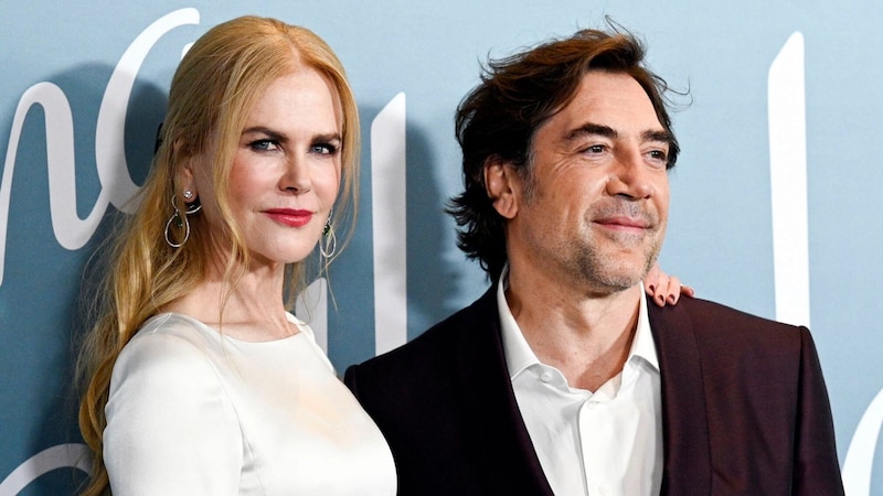 Javier Bardem y Nicole Kidman juntos en la alfombra roja