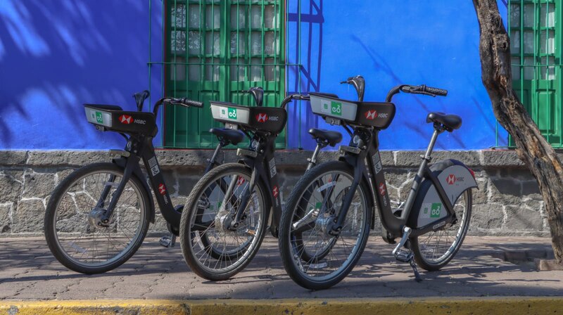 Bicicletas en la Ciudad de México